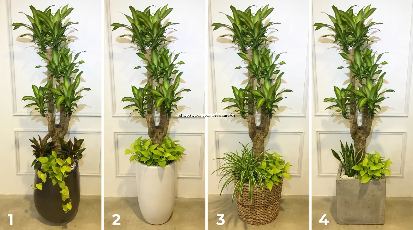 chậu phát tài gốc đẹp
