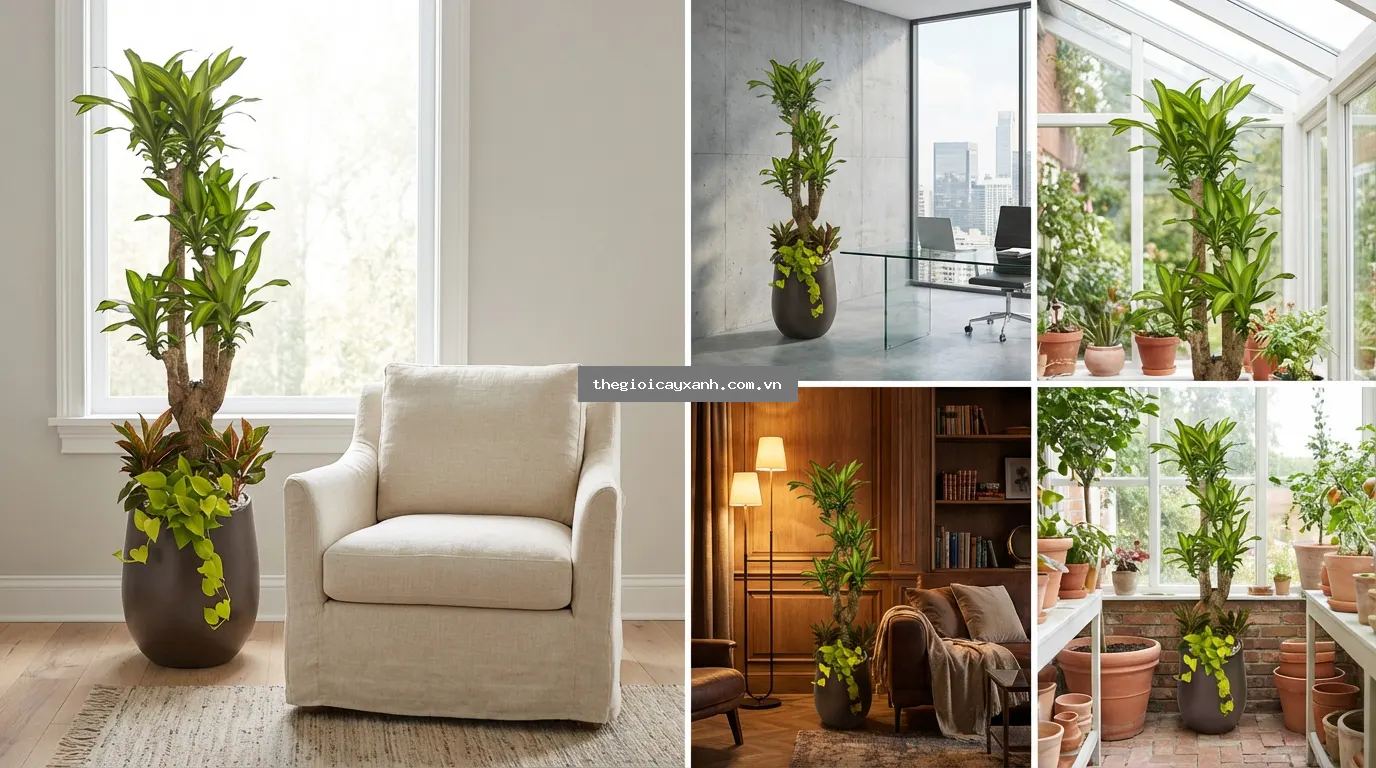 phát tài gốc chưng văn phòng